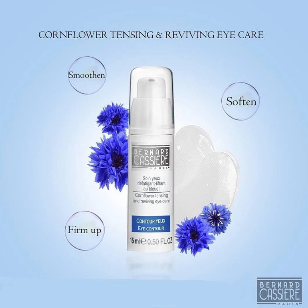 BERNARD CASSIERE CORNFLOWER EYE PATCHES