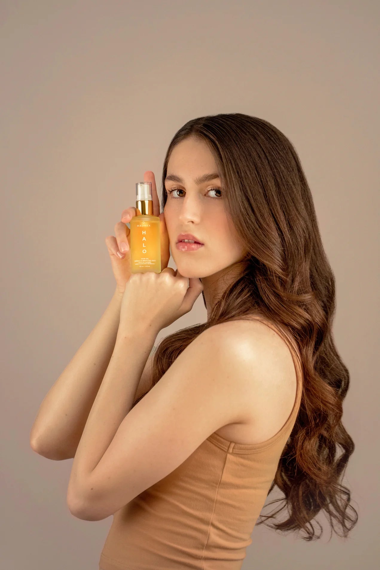 HADAKA HALO Precious Hair Oil. Marula and Broccoli Seed
