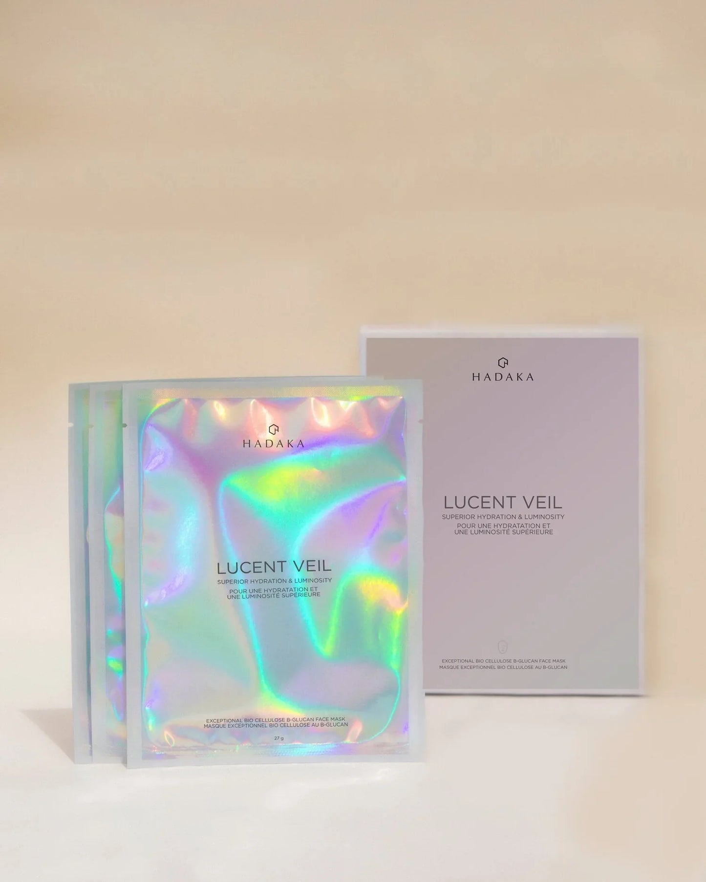 HADAKA LUCENT VEIL Biocellulose Beta-Glucan Face Mask
