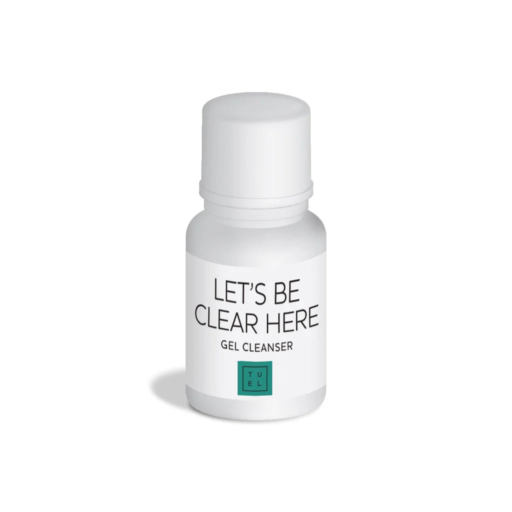 TUEL DETOX LET'S BE CLEAR HERE GEL CLEANSER
