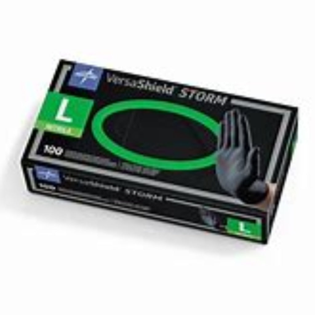 VERSASHIELD BLACK STORM NITRILE GLOVES