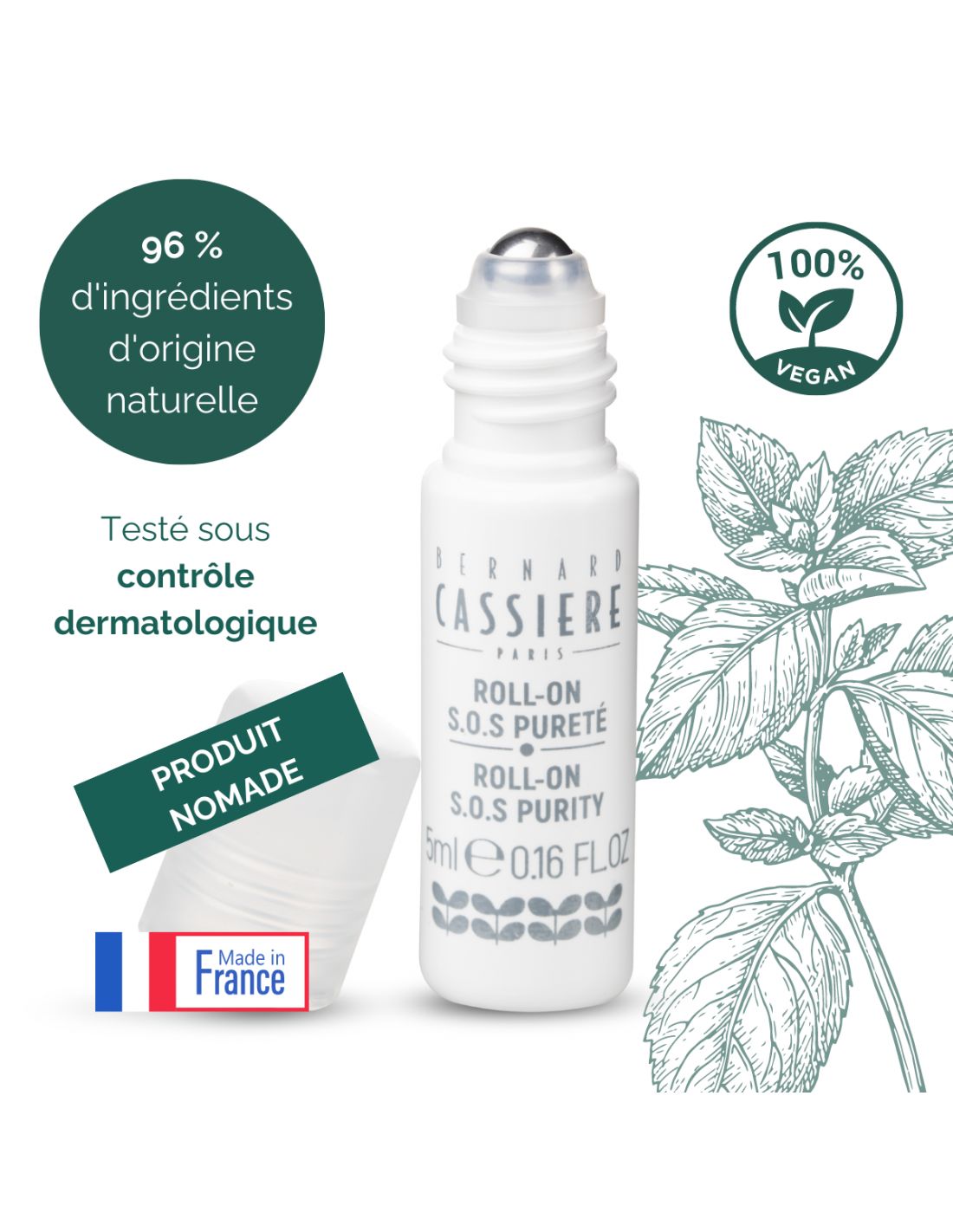 BERNARD CASSIERE PURITY SOS ROLL-ON