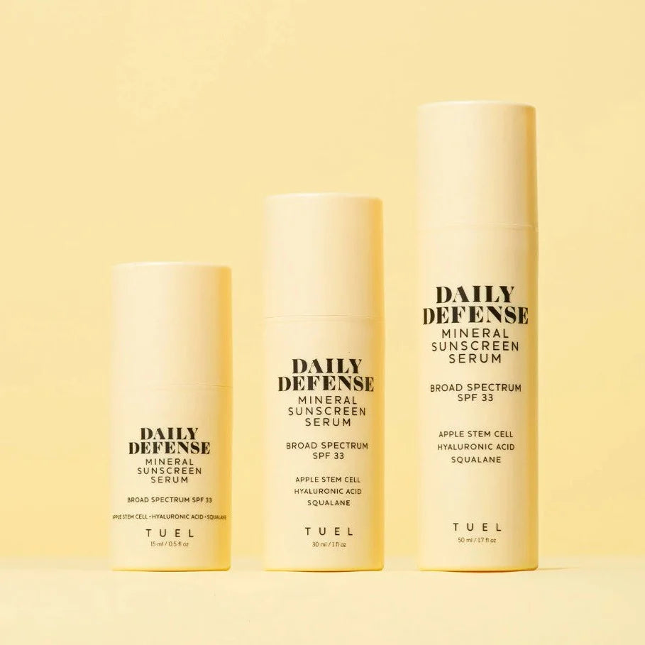 TUEL DAILY DEFENSE MINERAL SERUM - SPF