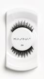 KASINA EYELASHESProfessional Band Lashes - "Natural-Glamour" Style Handmade from 100% Human Hair - for Natural Look and Feel Tapered Ends - for Seamless Blending with your Natural lashes Black
