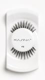 KASINA EYELASHES Professional Band Lashes - "Natural-Glamour" Style Handmade from 100% Human Hair - for Natural Look and Feel Tapered Ends - for Seamless Blending with your Natural lashes Black