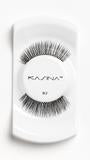 KASINA EYELASHES Professional Band Lashes - "Natural-Glamour" Style Handmade from 100% Human Hair - for Natural Look and Feel Tapered Ends - for Seamless Blending with your Natural lashes Black