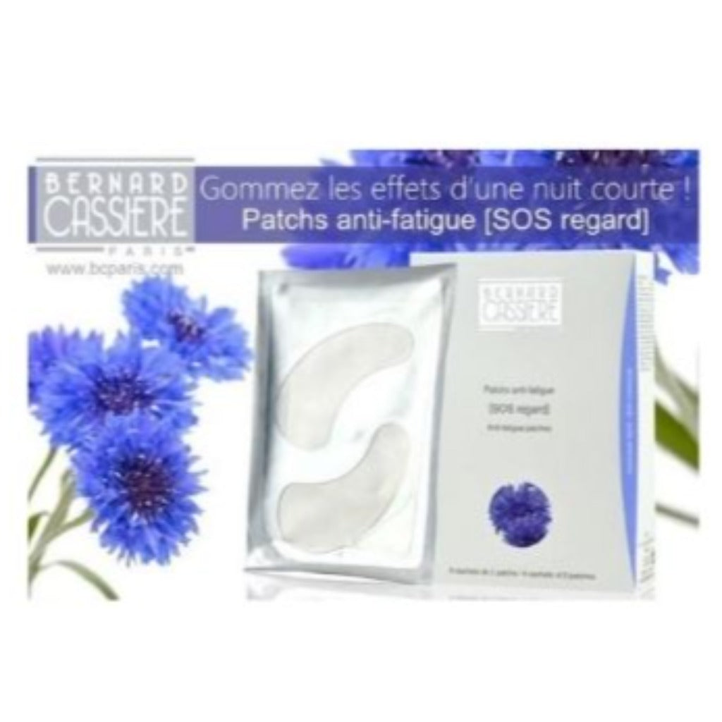 BERNARD CASSIERE Cornflower Eye Patches Cornflower Calms and Soothes Yeast extract for Dark circles Vitamin cocktail for Decongestion Recommended for Eye contour For best results : use Morning / or Evening, or when necessary 6 per box