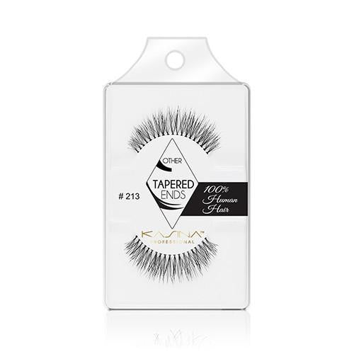 Professional Band Lashes - "Natural-Glamour" Style Hand-woven from 100% Human Hair - for Natural Look and Feel Tapered Ends - for Seamless Blending with your Natural lashes Moderate to Full Length and Volume Recommended for Large or Round Eyes Adds a Touch of Glamour - With or Without Make-up! Black