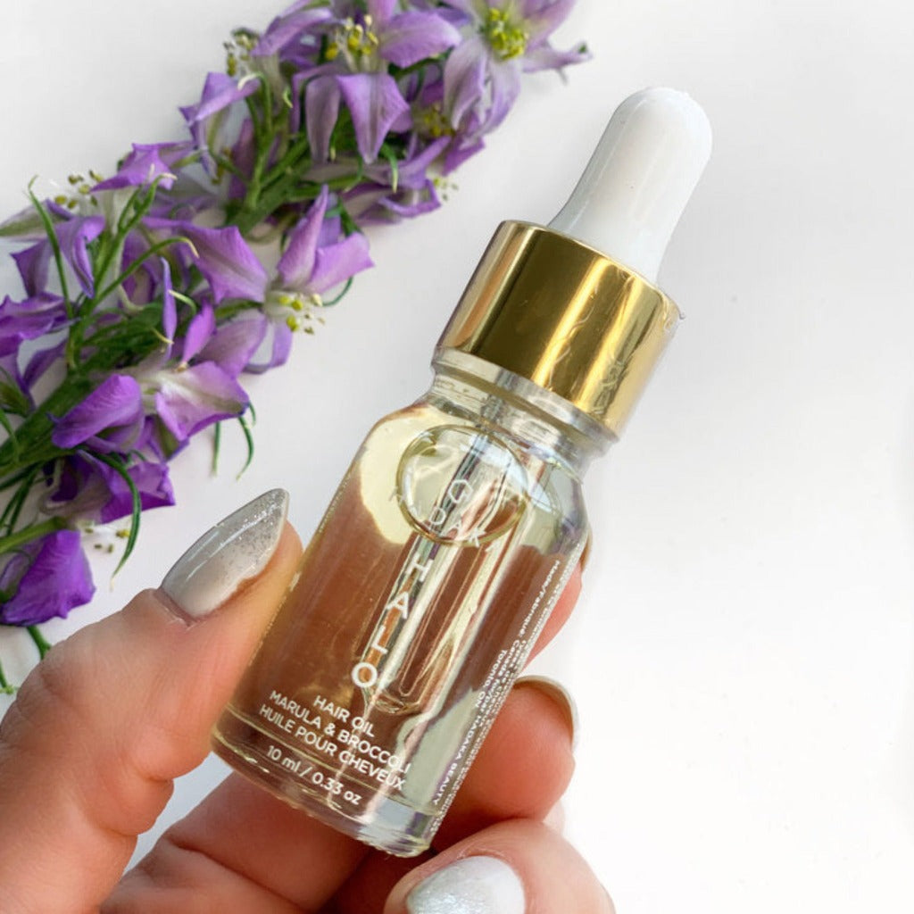 HADAKA HALO Precious Hair Oil. Marula and Broccoli Seed