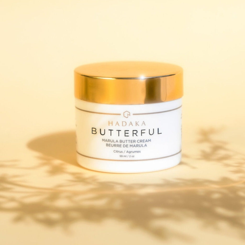 HADAKA BUTTERFUL Marula Body Butter. Citrus