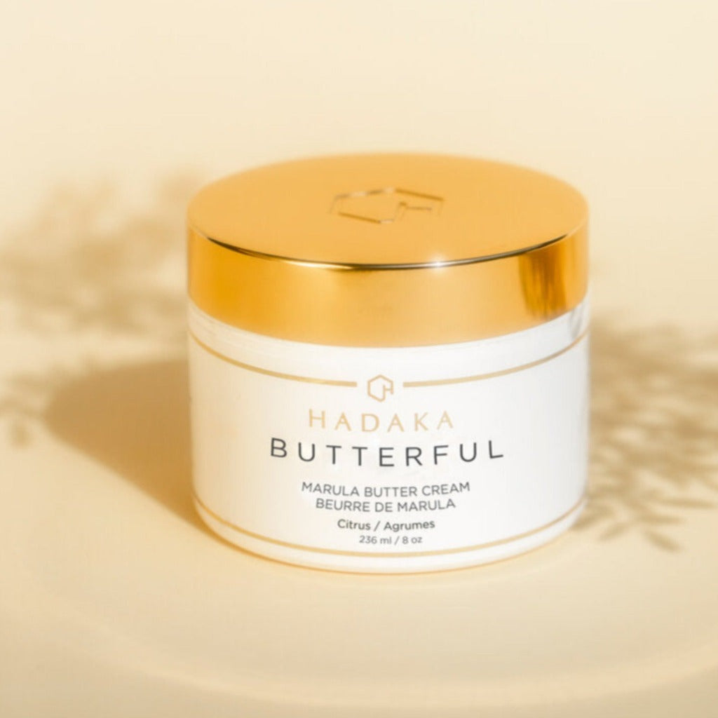 HADAKA BUTTERFUL Marula Body Butter. Citrus