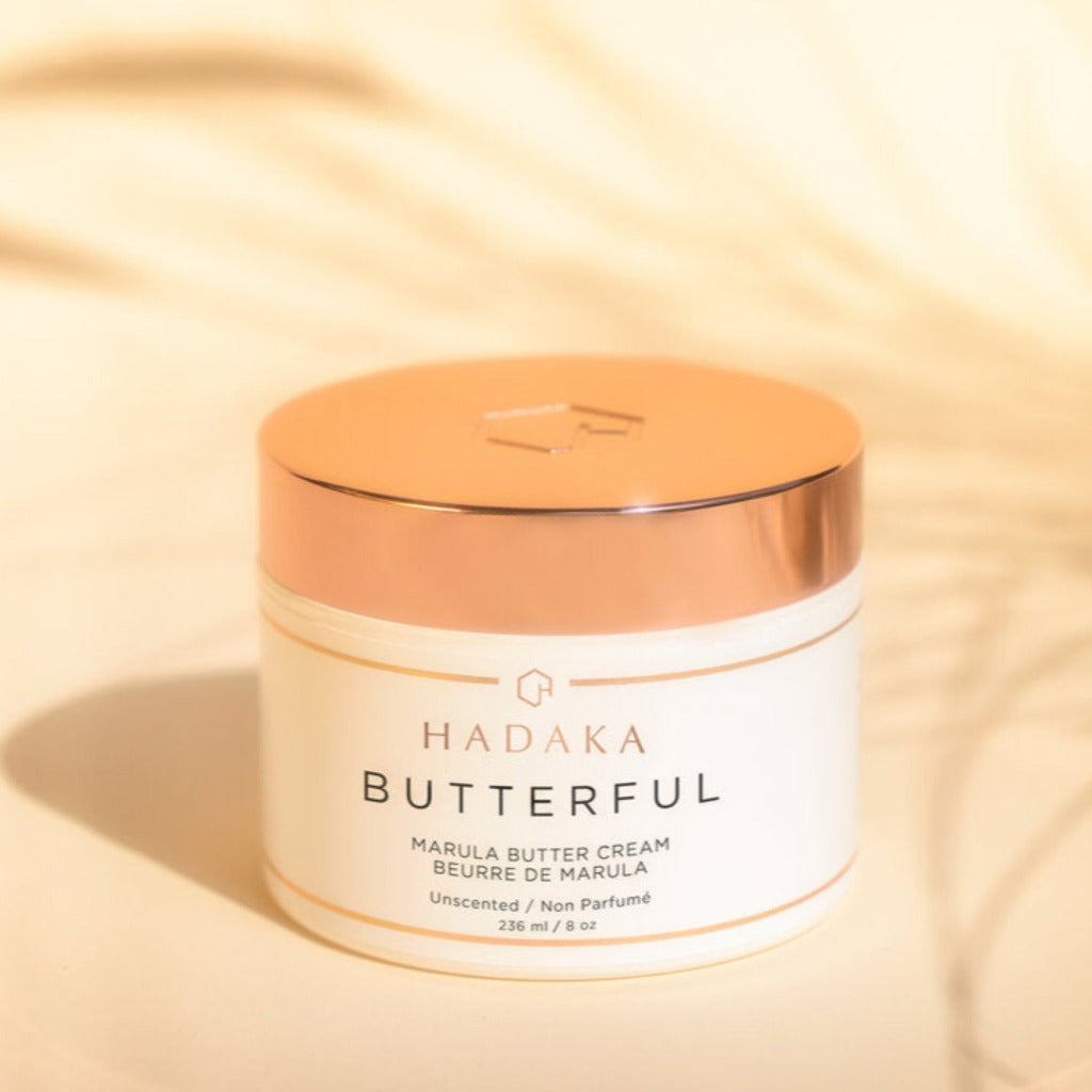 HADAKA BUTTERFUL Marula Body Butter. Unscented