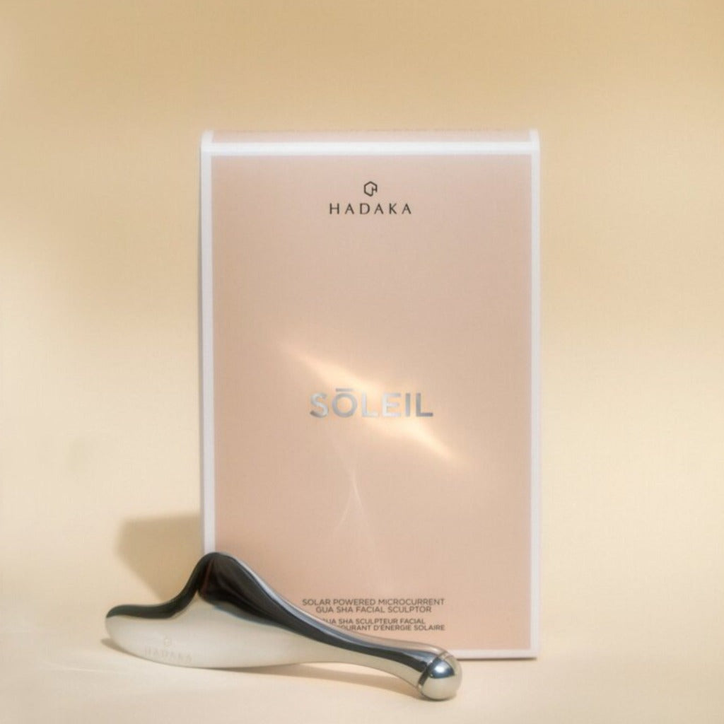 HADAKA SŌLEIL Solar Powered Microcurrent Gua Sha Facial Sculptor