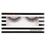 KASINA EYELASHES Professional Band Lashes Vegan MINK quality but Synthetic source Tapered Ends - for Seamless Blending with your Natural lashes Black