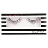KASINA EYELASHES Professional Band Lashes Vegan MINK quality but Synthetic source Tapered Ends - for Seamless Blending with your Natural lashes Black