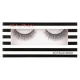 KASINA EYELASHES Professional Band Lashes Vegan MINK quality but Synthetic source Tapered Ends - for Seamless Blending with your Natural lashes Black