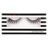 KASINA EYELASHES Professional Band Lashes Vegan MINK quality but Synthetic source Tapered Ends - for Seamless Blending with your Natural lashes Black