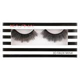 KASINA EYELASHES Professional Band Lashes Vegan MINK quality but Synthetic source Tapered Ends - for Seamless Blending with your Natural lashes Black