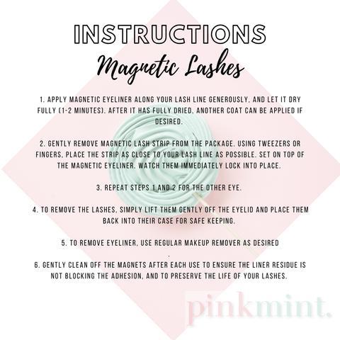 PINK MINT. MAGNETIC LIQUID EYELINER & LASHES
