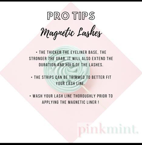 PINK MINT. MAGNETIC LIQUID EYELINER & LASHES