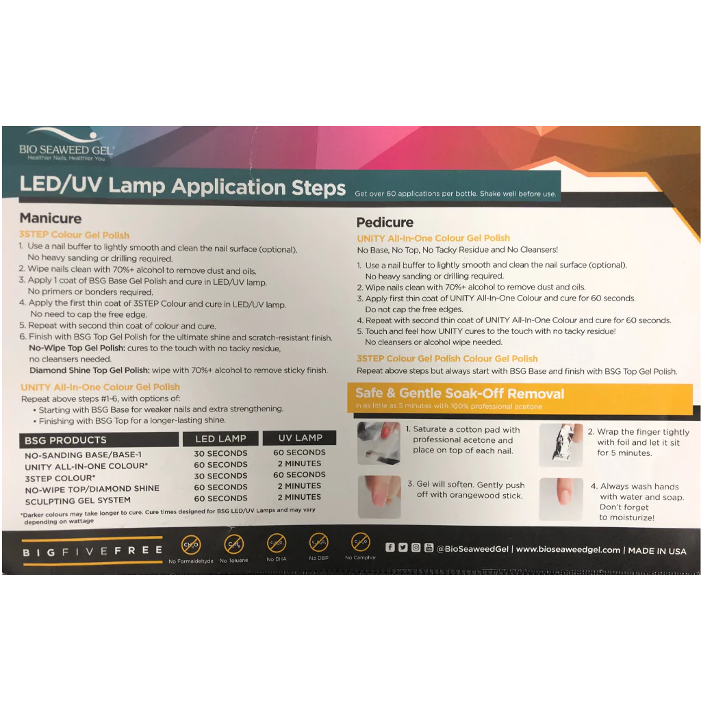 BIO SEAWEED GEL 3STEP 40 LOLLIPOP