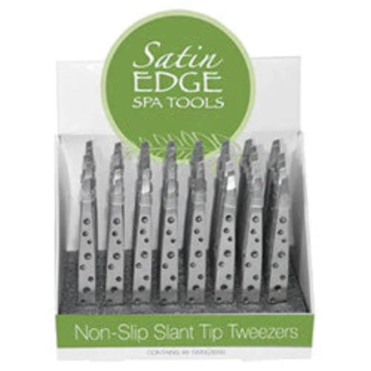 NON-SLIP SLANT TIP TWEEZER