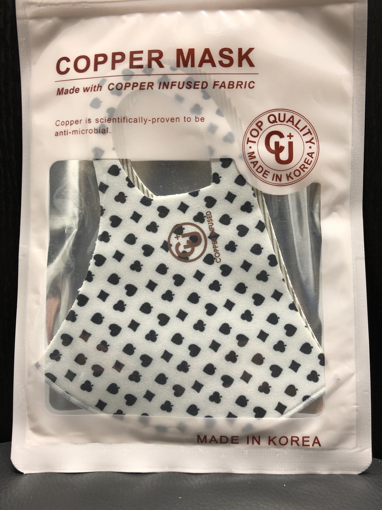 COPPER INFUSED FABRIC MASK - MULTI