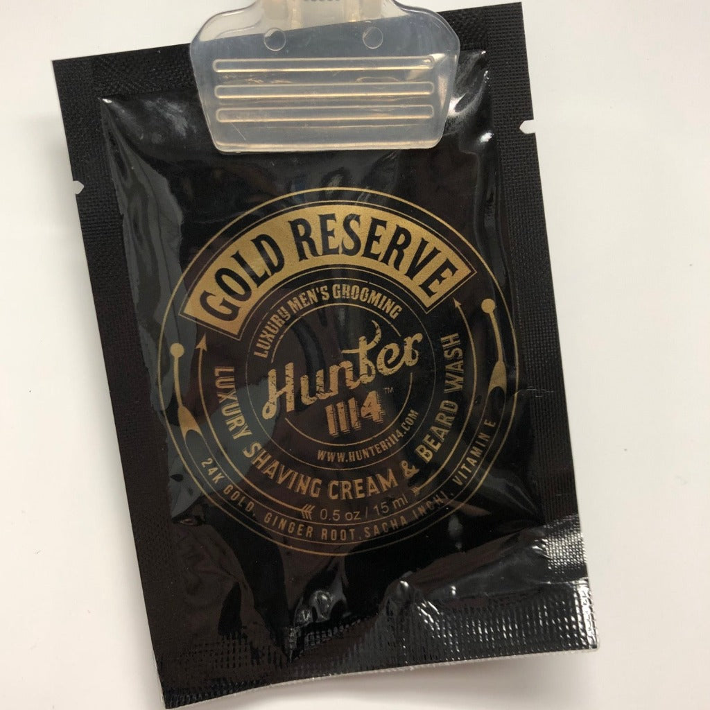 HUNTER GOLD RESERVE SHAVING CREAM/BEARD WASH