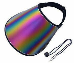 SUN VISOR UV SOLAR SHIELD - IRIDESCENT