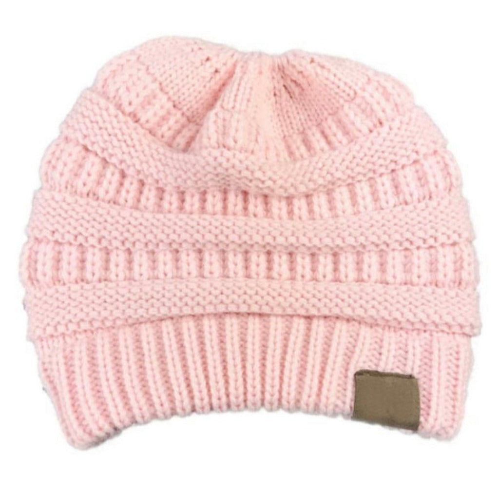KNITTED BEANIE : Knitted ponytail toque (assorted colors) speckled or solid colors winter hat request color: mustard yellow, grey, light grey, taupe, tan, pink, hot pink, teal, turquoise, red, off white, purple, grape, burgundy, brown, emerald green, coral...