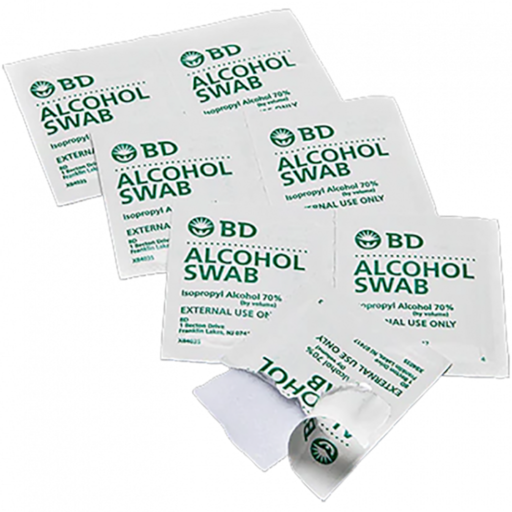 Alcohol prep pads 100pc