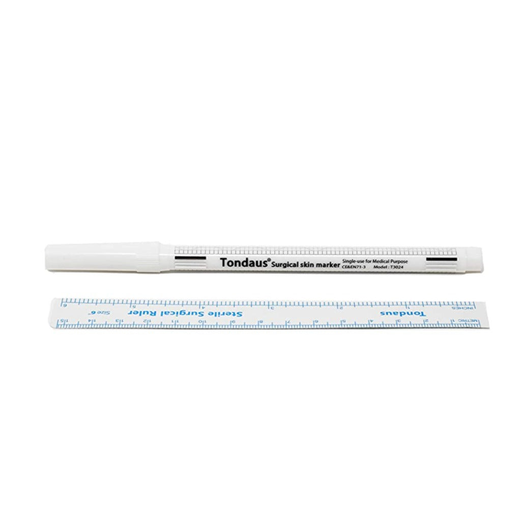 TONDAUS WHITE SURGICAL MARKER & RULER