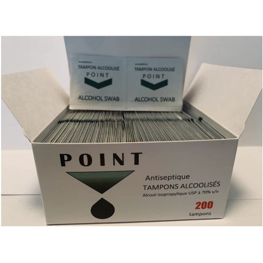 Alcohol Prep Pads POINT 200pc