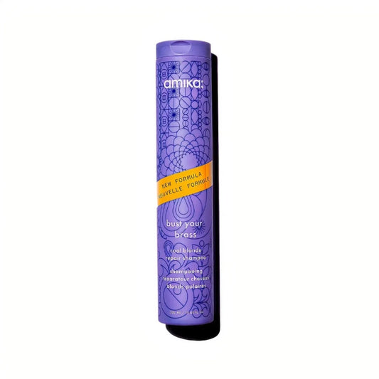 Amika bust your brass cool blonde repair shampoo