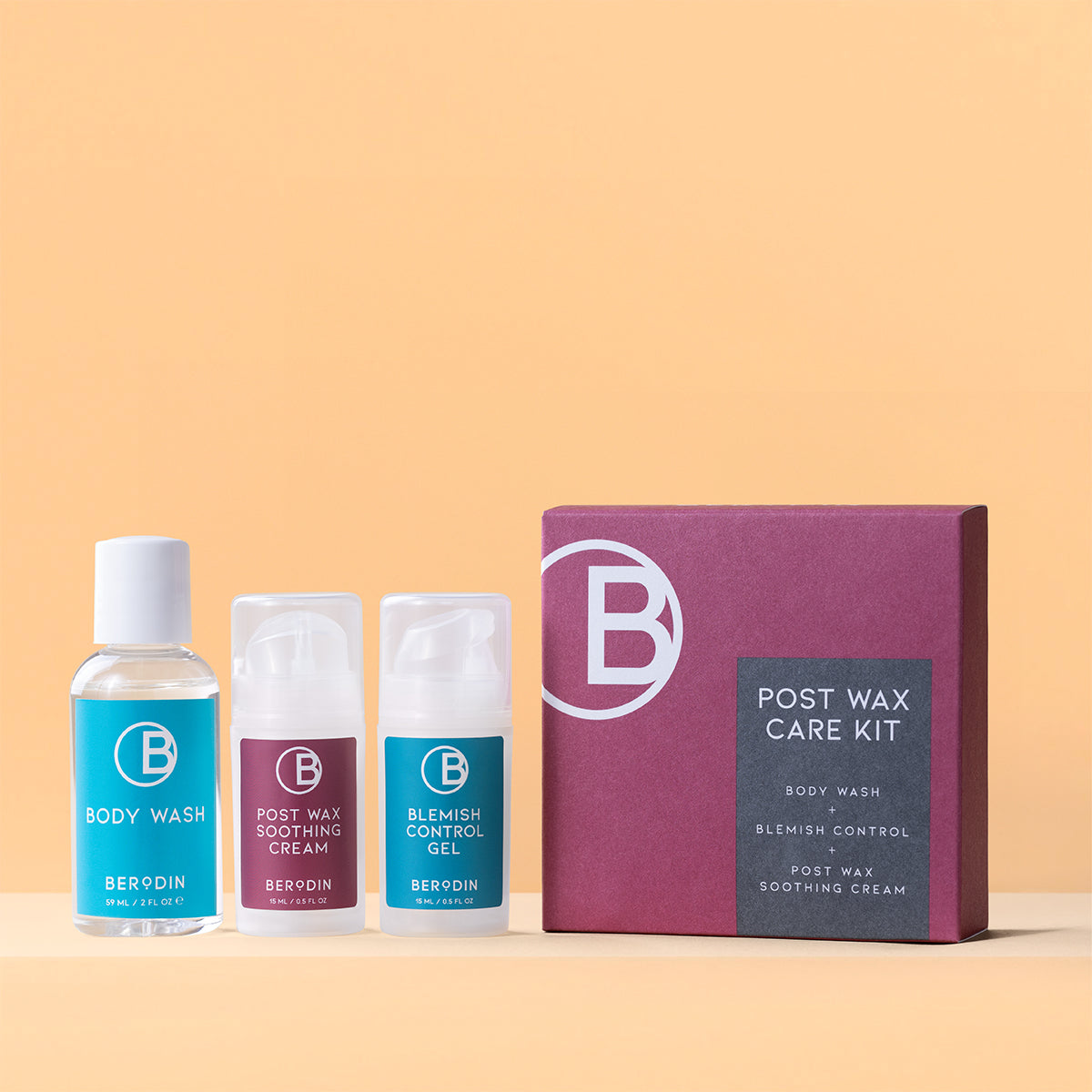 BERODIN POST WAX TRIO TRAVEL MINI KIT