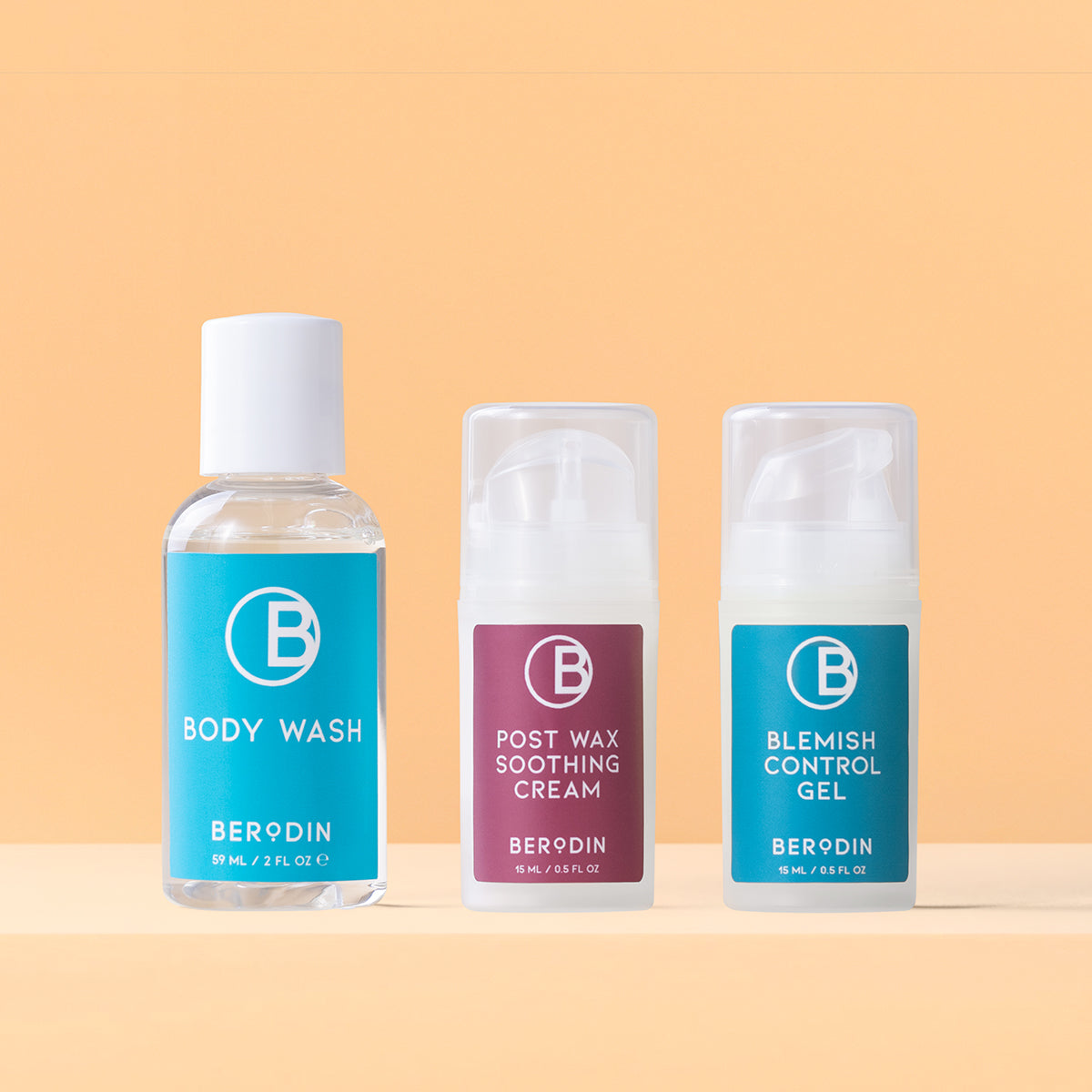 BERODIN POST WAX TRIO TRAVEL MINI KIT
