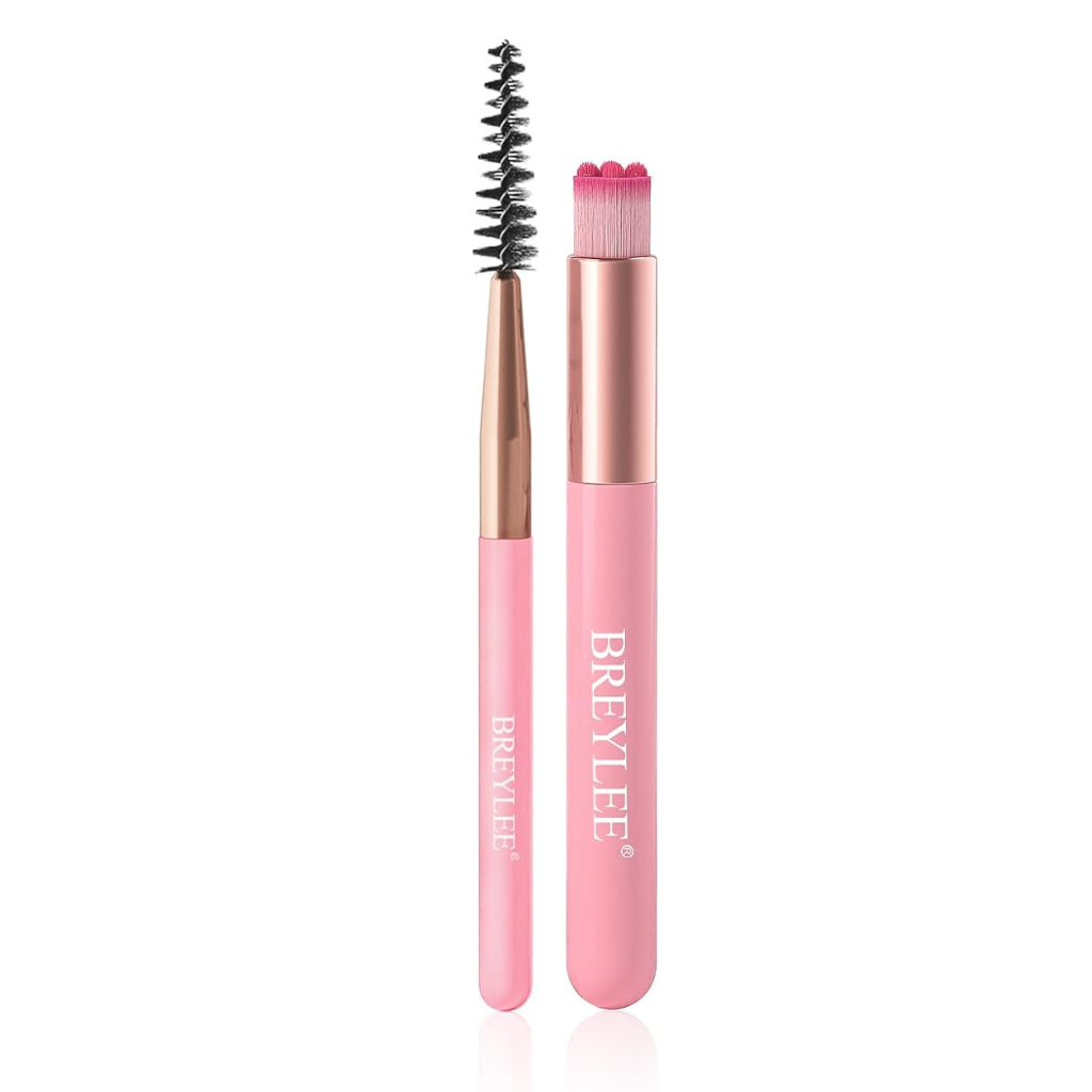 Lash cleansing tool and brush duo