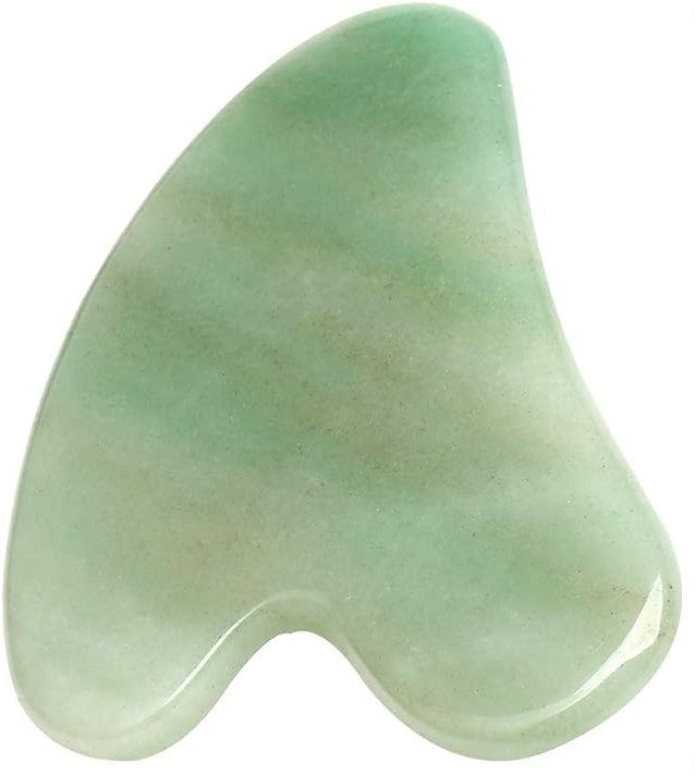 GUA SHA JADE STONE FACIAL MASSAGE SET OF 2