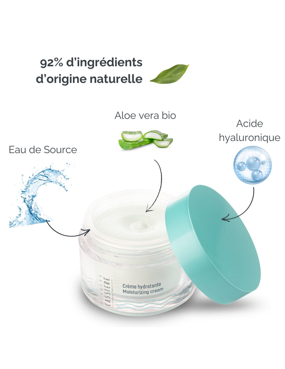 BERNARD CASSIERE - SPRINGWATER MOISTURIZING CREAM ECO REFILL