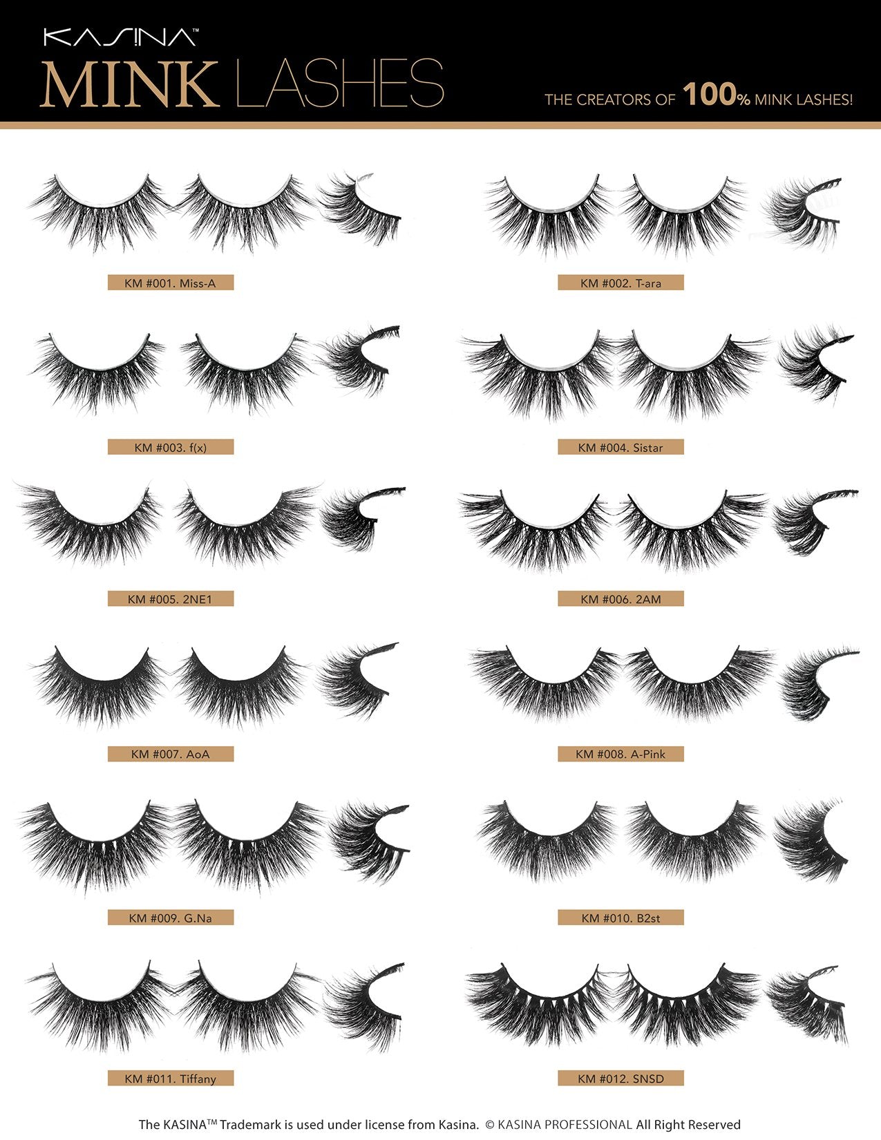 KASINA MINK EYELASHES #005 - Samantha