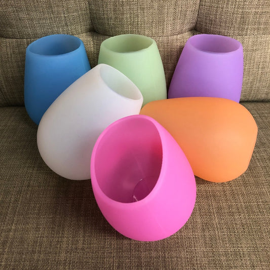 SILICONE WINE CUPS